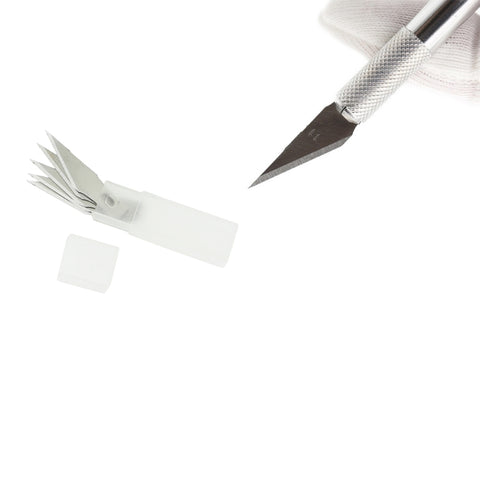 JIAFA JF-621 Metal Carving Knife Professional Mobile Phone Repair Tool with 6 Blades, JF-621