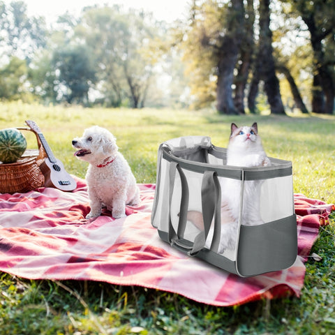 FUNADD Portable Breathable Pet Bag Outdoor Shoulder Tote Bag, Breathable Pet Bag