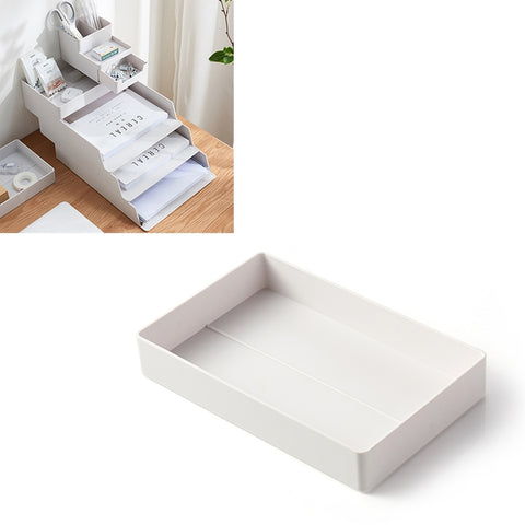 Desktop Removable Assembled Small File Storage Box, 0115-3 (Blue Green), 0115-3 (Grey White)