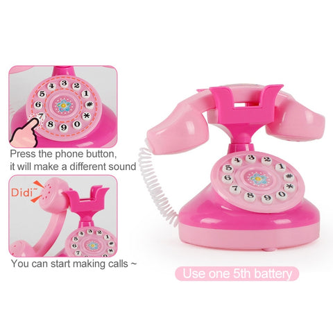 Mini Telephone Pretend Play Children Simulation Appliances Toys, 3677
