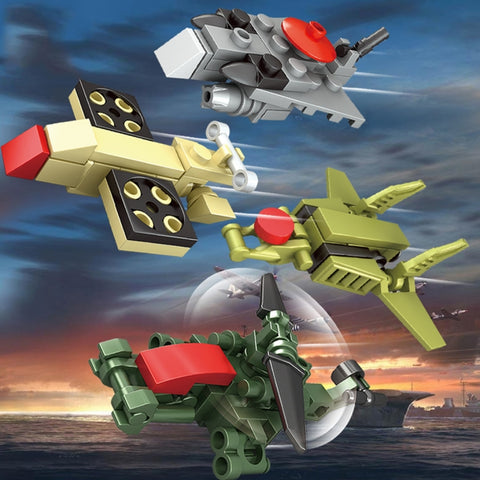 8 in 1 KAZI Field Forces Children DIY Enlightenment Assembled Building Blocks Educational Intelligence Toy, GPT6074A, GPT6074B