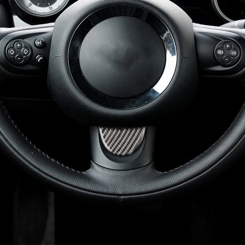 Car Steering Wheel Carbon Fiber Decorative Sticker for BMW Mini R53 / R55 / R57 / R58 / R59 / R60 / R50 / R52 / F55 / F56, For BMW Mini R53