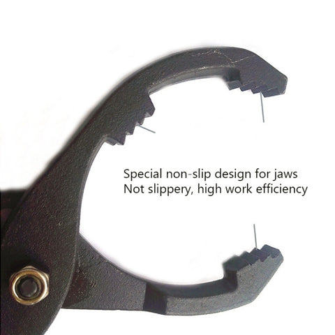 12 Inch Car Repairing Oil Filter Wrench Plier Disassembly Dedicated Clamp Filter Grease Wrench Special Tools, 12 Inch
