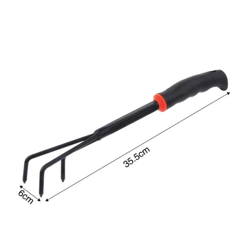 Gardening Tool 3 Tooth Grass Rake, 3 Tooth Grass Rake
