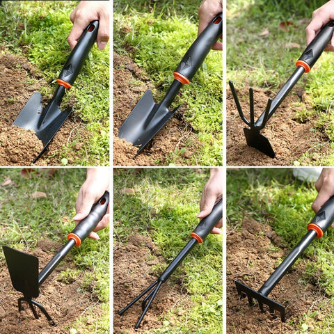 Gardening Tool 3 Tooth Grass Rake, 3 Tooth Grass Rake