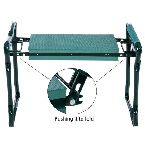 Folding Stainless Steel Garden Stool Knee Pads, Stool
