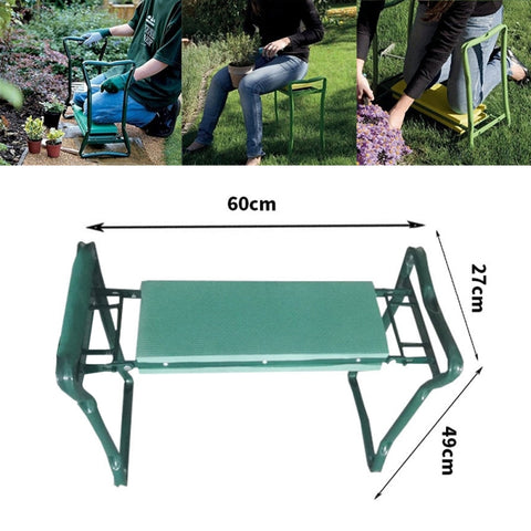 Folding Stainless Steel Garden Stool Knee Pads, Stool