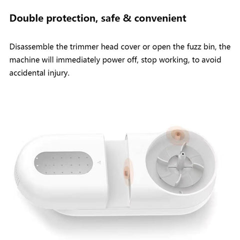 Original Xiaomi Mijia Mini Portable Shaver Wool Ball USB Charging Hair Remover Electric Lint Trimmer, Lint Remover 1