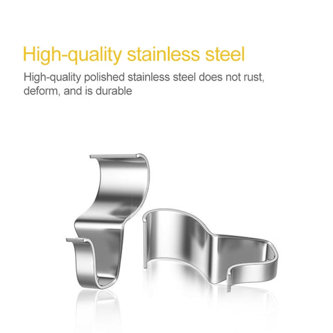 10pcs / Set Stainless Steel Hidden Wall Hook Creative Non Perforated Hanger, Non Perforated Hanger