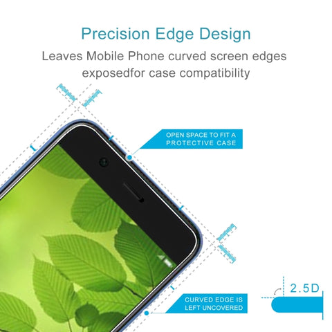 10 PCS for Huawei nova 2 Lite 0.26mm 9H Surface Hardness 2.5D Explosion-proof Tempered Glass Screen Film, For nova 2 Lite