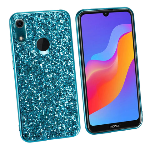 Glittery Powder Shockproof TPU Case for Huawei Honor Play 8A, For Huawei Honor 8A