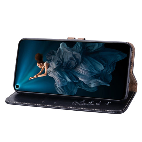 Business Style Oil Wax Texture Horizontal Flip Leather Case for Huawei Honor 20, with Holder & Card Slots & Wallet, For Huawei Honor 20