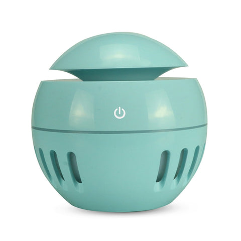 Wood Grain USB Hollowed-out Humidifier Seven Color Aromatherapy Lamp Automatic Alcohol Sprayer with Remote Control(Sky Blue), HC0372A, HC0372B, HC0372C, HC0372D, HC0372F, HC0372G, HC0372H, HC0372I, HC0372J, HC0372K