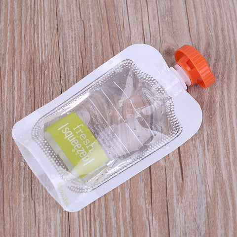 50 PCS Puree Extruder Squeeze Pouch Food Distribution Storage Bag, Compatible with HC14554 Food Dispenser, Storage Bag