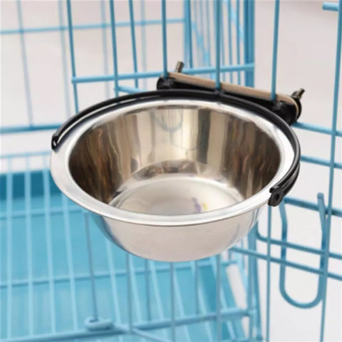 Stainless Steel Suspension Style Dog Feeding Bowl, Size: M, Size: Medium
