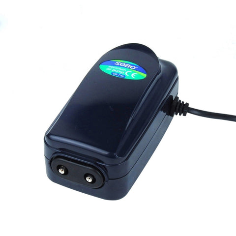 SOBO SB-748 8W Double Outlets Adjustable Flow Silent Aquarium Air Pump Fish Tank Oxygen Air Pump, 8W Double Outlets