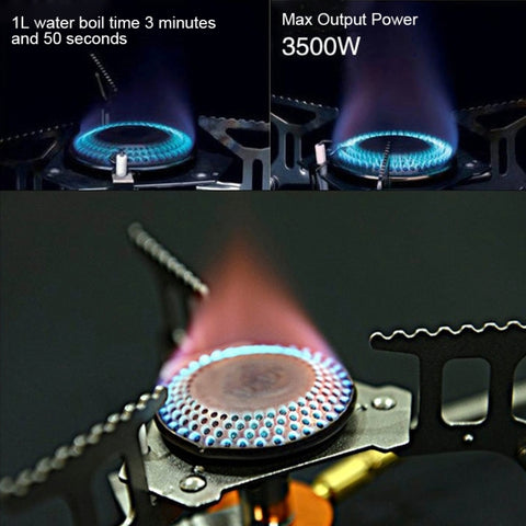 Outdoor Camping Tool Camp Stove BBQ Cooking Portable Gas Stove Split Gas Furnace, Separated type