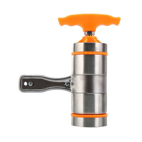 4 Molds Household Manually Small Stainless Steel Pressing Style Handhold Noodle Machine, 4 Molds