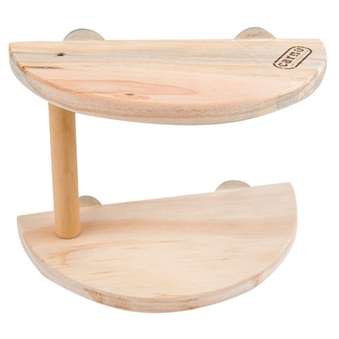Pet Wooden Two Layers Wood Hamster Footplate Springboard Hamster Small Pets Pedal Toys, Two Layers Footplate