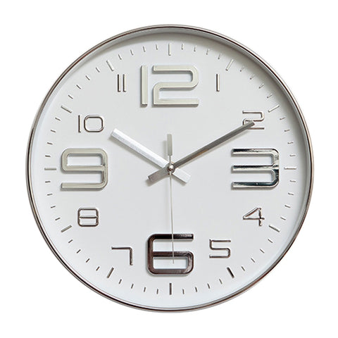12 inch Creative Decorative Round Shape Living Room Simple Modern Quartz Wall Clock