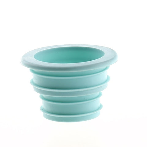 3 PCS Sewer Lengthen Odor-resistant Silicone Joint Kitchen Plumbing Sewer Drain Sealing Plug, Random Color Delivery, Sewer Lengthen Silicone Joint