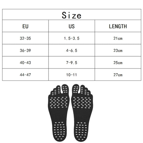 Invisible Anti-slip Summer Beach Sandals Insole Size: XL, Length: 27 cm, Size: XL, Length: 27 cm