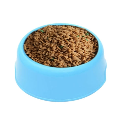 Dog Cat Light Candy Color Plastic Material Single Pets Bowls, Single Pets Bowls