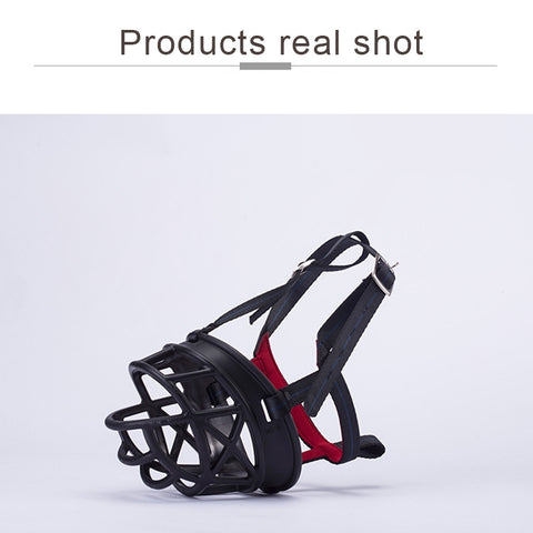 Dog Muzzle Prevent Biting Chewing and Barking Allows Drinking and Panting, Size: 8.2*7.6*10.4cm, Size: 8.2*7.6*10.4cm