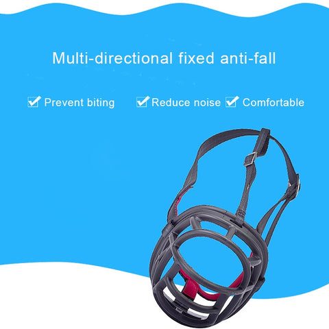 Dog Muzzle Prevent Biting Chewing and Barking Allows Drinking and Panting, Size: 10.3*9.3*12.5cm, Size: 10.3*9.3*12.5cm