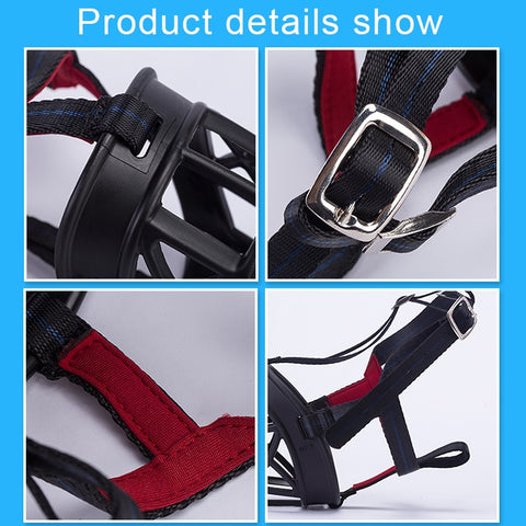 Dog Muzzle Prevent Biting Chewing and Barking Allows Drinking and Panting, Size: 11.2*10.7*14.3cm, Size: 11.2*10.7*14.3cm