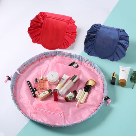 Travel Large Volume Drawstring Bag Cosmetic Sundries Storage Bag, Light Grey, Light Pink, Mint Green, Navy Blue, Beige, Red, Black, Dark Gray, Pink, Gray Blue