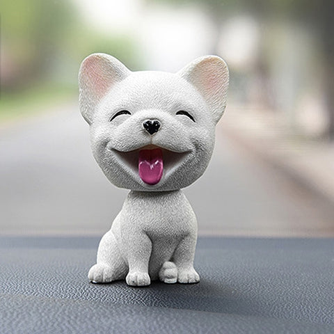 Shaking Head Dog Car Ornaments Resins Lovely Cartoon Dog New Year Gifts with Double-sided Adhesive Tape, Pomeranian Cartoon Dog, Inu Cartoon Dog, Bulldog Cartoon Dog, Husky Dog Cartoon Dog, Corgi Dog Cartoon Dog, White Teddy Cartoon Dog                ...