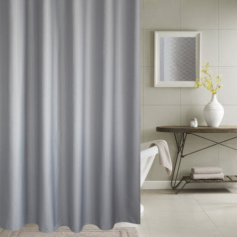 Thickening Waterproof And Mildew Curtain Honeycomb Texture Polyester Cloth Shower Curtain Bathroom Curtains,Size:200*220cm, Size:200*220cm