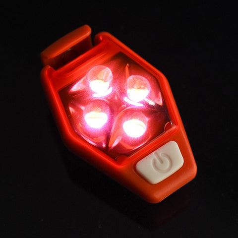 Multifunctional Outdoor Bicycling Running Warning Light Bicycle Taillight LED Back Clip Light, LED Back Clip Light(Black), LED Back Clip Light(Purple), LED Back Clip Light(Red), LED Back Clip Light(White)