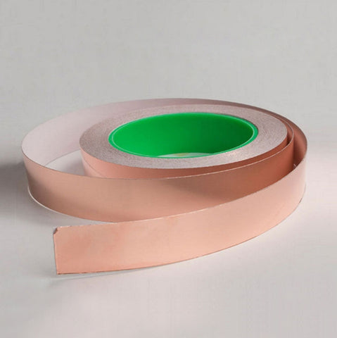 Pure Copper Double-sided Conductive Copper Foil Tape Signal Masking Tape, Size: 20m x 30mm, Size: 20m x 30mm