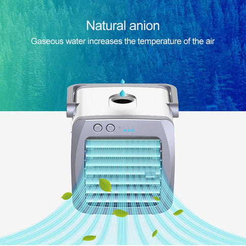 Mini Portable Household USB Refrigeration Air Conditioning Fan Air Cooler, 14.5x13x12.5cm