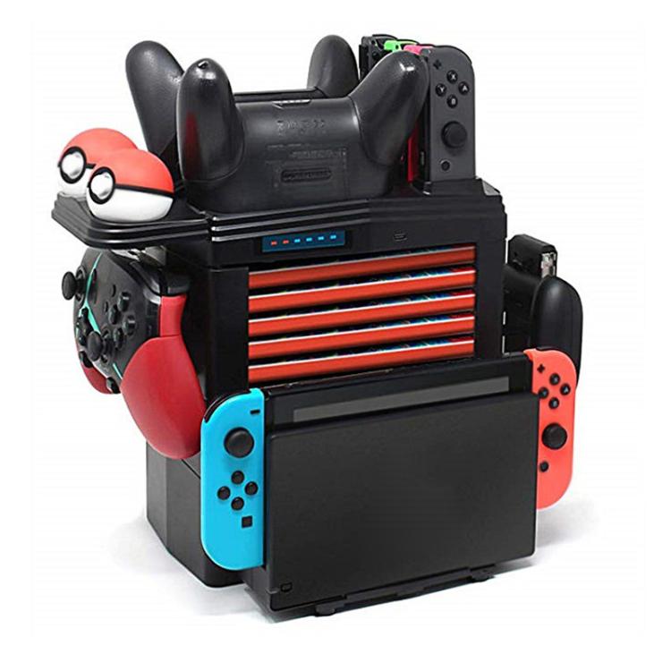 KJH Multi-function Bracket Handle Charging Base Receiving Frame for Nintendo Switch, KJH-SWITCH-27