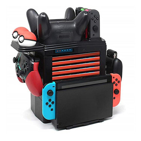 KJH Multi-function Bracket Handle Charging Base Receiving Frame for Nintendo Switch, KJH-SWITCH-27