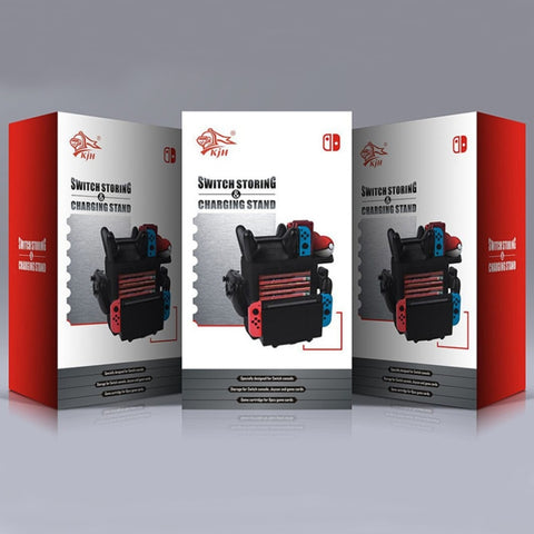 KJH Multi-function Bracket Handle Charging Base Receiving Frame for Nintendo Switch, KJH-SWITCH-27