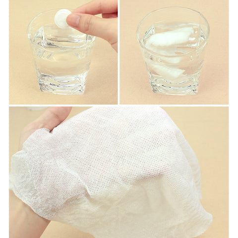 50 PCS Candy Style Portable Disposable Travel Cotton Towel, Size: 22*20cm, 50 PCS