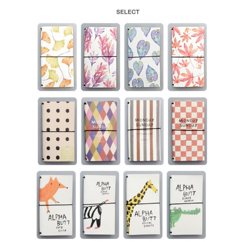 Creative Stationery Cortex Portable Small Fresh Account Hand Book School Office Supplies, Random Style Delivery, Account Hand Book
