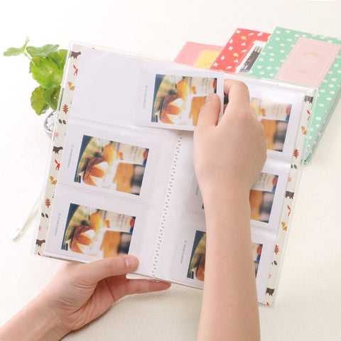 3 inch DIY Creativity Insert Type Mini Exquisite Photo Album, Little Swallow Pattern, Baymax Pattern, Red Leaves Pattern, Daisy Pattern, Forest Pattern, Happy Bird Pattern, Duck Pattern, Four Leaf Clover Pattern, Many Trees Dry Pattern                 ...