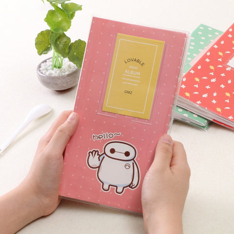 3 inch DIY Creativity Insert Type Mini Exquisite Photo Album, Little Swallow Pattern, Baymax Pattern, Red Leaves Pattern, Daisy Pattern, Forest Pattern, Happy Bird Pattern, Duck Pattern, Four Leaf Clover Pattern, Many Trees Dry Pattern                 ...