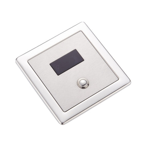 Recessed Wall in Type Flush Valve for Auto-induction Toilet, with Automatic and Manual Function DC, Automatic & Manual DC