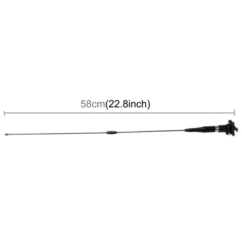 Universal Car Decoration Extensile Aerial Clip Side Car Modified To Remove Static Electricity Aerial, Length: 58cm, Length: 58cm