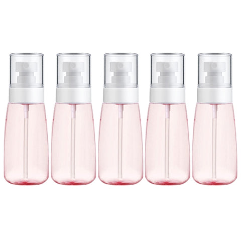 10 PCS Portable Refillable Plastic Fine Mist Perfume Spray Bottle Transparent Empty Spray Sprayer Bottle, 60ml, 60ml