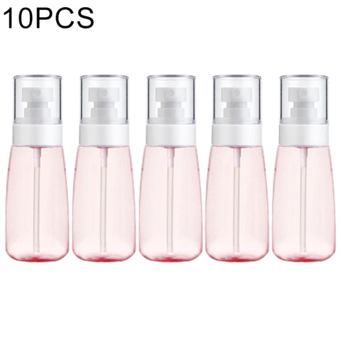 10 PCS Portable Refillable Plastic Fine Mist Perfume Spray Bottle Transparent Empty Spray Sprayer Bottle, 60ml, 60ml