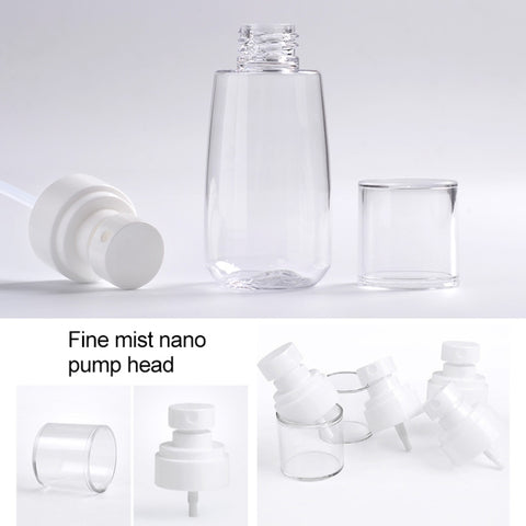 10 PCS Portable Refillable Plastic Fine Mist Perfume Spray Bottle Transparent Empty Spray Sprayer Bottle, 100ml, 100ml