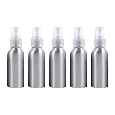 Refillable Glass Fine Mist Atomizers Aluminum Bottle, 100ml, 100ml
