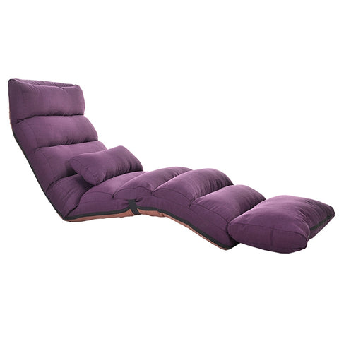 C1 Lazy Couch Tatami Foldable Single Recliner Bay Window Creative Leisure Floor Chair, Size:205x56x20cm, 205x56x20cm (Red), 205x56x20cm (Purple), 205x56x20cm (Lake Blue), 205x56x20cm (Khaki), 205x56x20cm (Green), 205x56x20cm (Dark Coffee)              ...